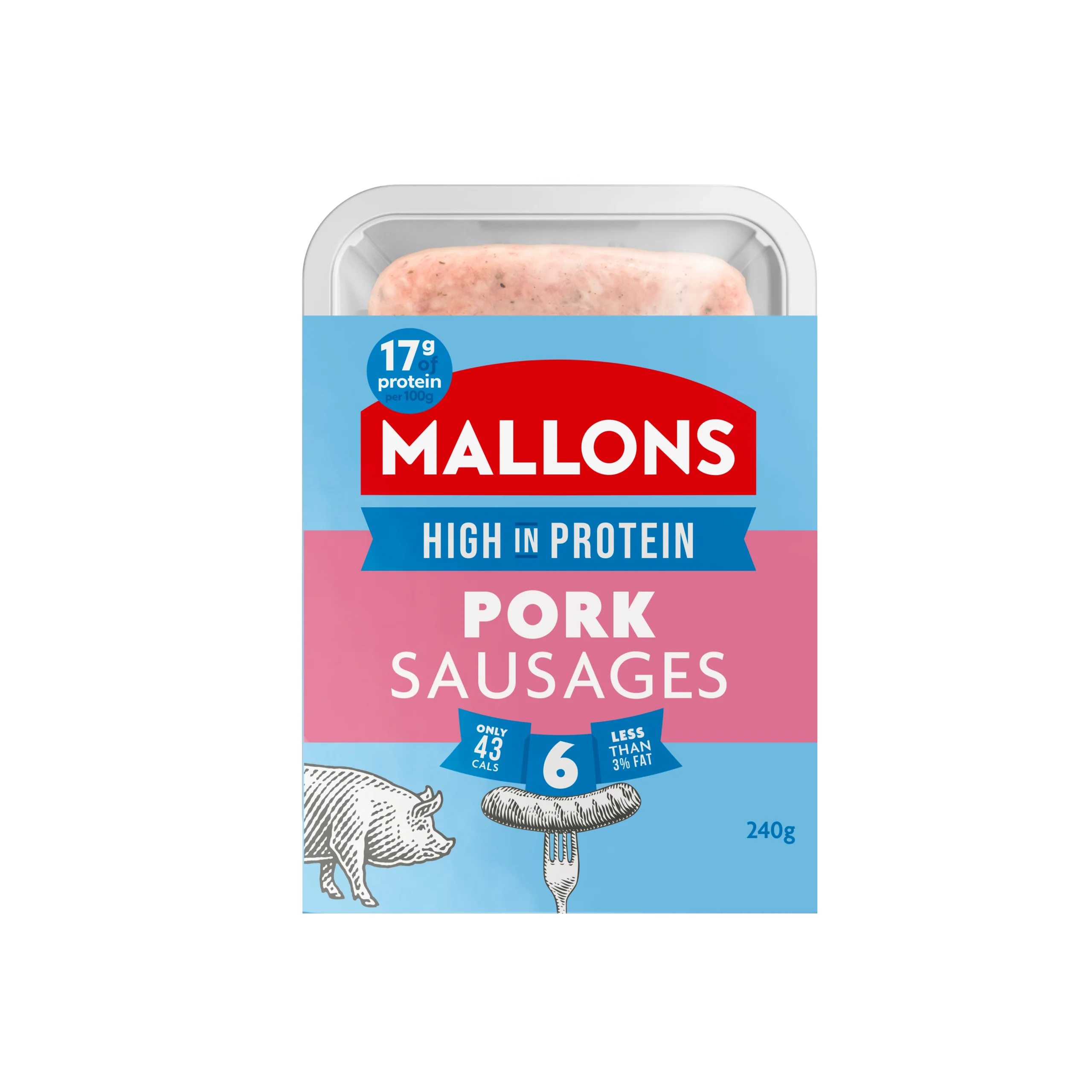 High Protein Pork Sausages